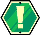 Block note � green shield