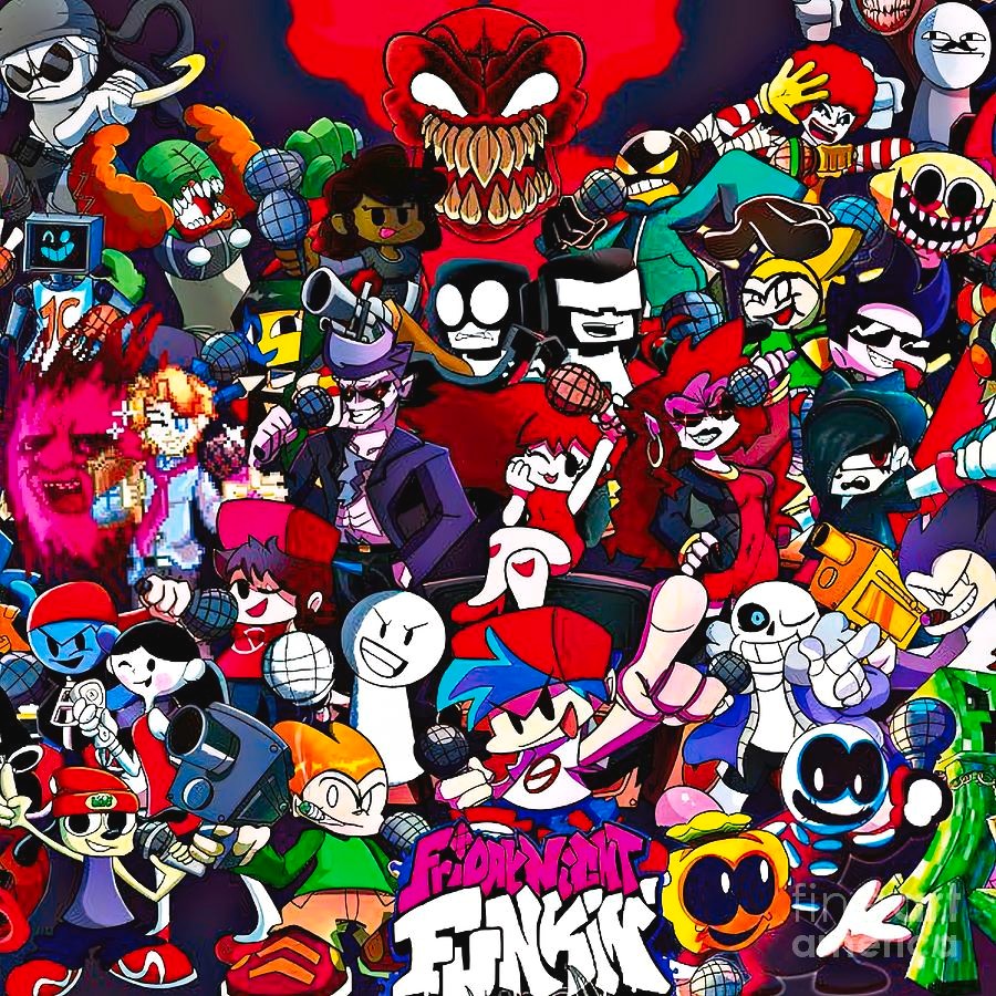 Multiplayer FNF characters on Johnnyplay